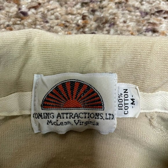 Coming Attractions Vintage Shirt Long Sleeve M - Picture 3 of 5